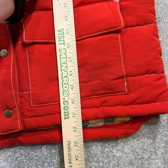 Toad & Co NWT Forester Pass Vest Canoe Red Plaid Interior Womens XL Winter Gorp - Picture 13 of 14
